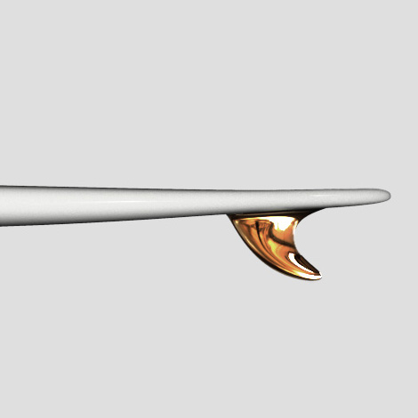 Zissou: Golden Gun surfboard Zissou: Golden Gun surfboard