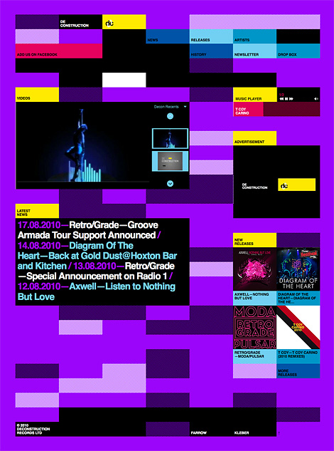 Deconstruction Records website