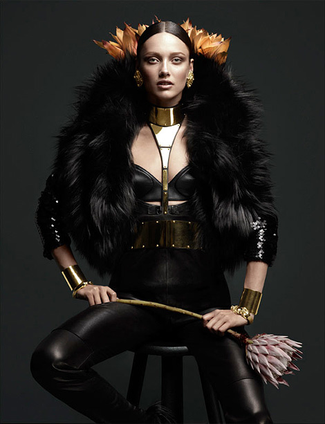 Karmen Pedaru by Greg Kadel for Numéro #127