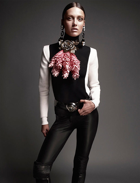 Karmen Pedaru by Greg Kadel for Numéro #127
