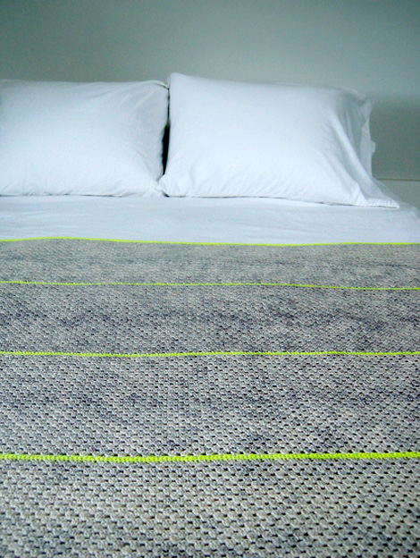 Granny stripe blanket