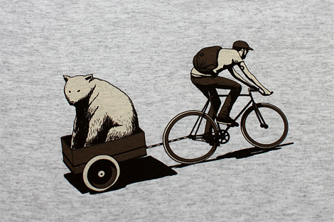 Adams Carvalho: Bear Bike t-shirt