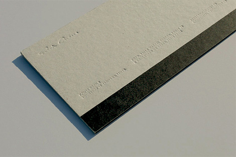 Rick Owens A/W 2012 show invitation Rick Owens A/W 2012 show invitation