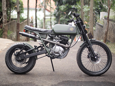 Hajarbroxx Killhill Honda CB125 custom