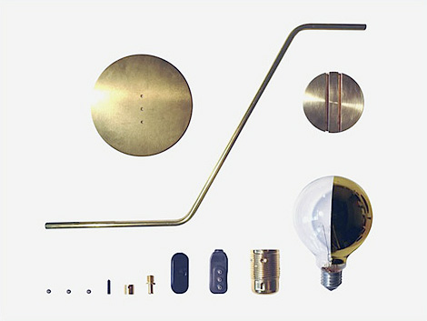 Simple brass lamps