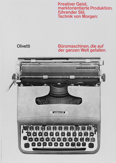 Ernst Hiestand: Olivetti poster