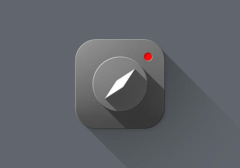 Long shadow iOS 7