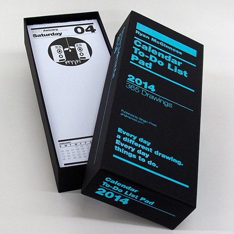 Calendar to-do list pad 2014