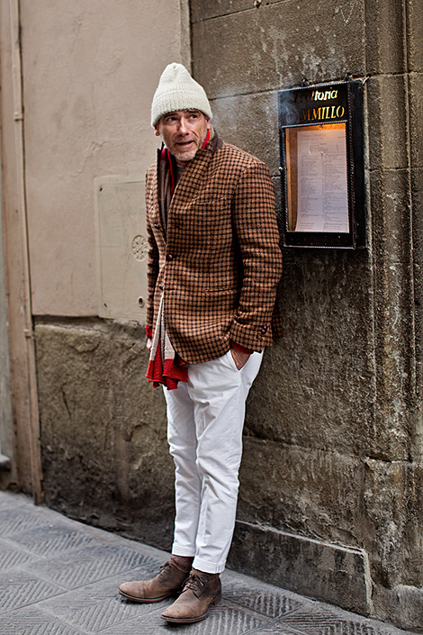 White trousers