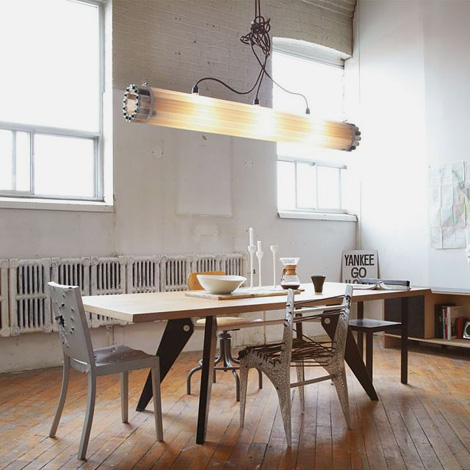 Recycled tube light
