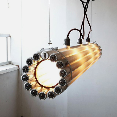 Recycled tube light