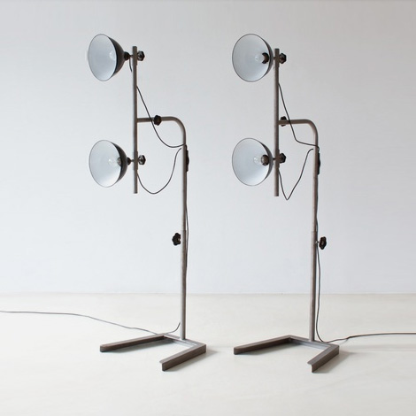 1950's photo lamps