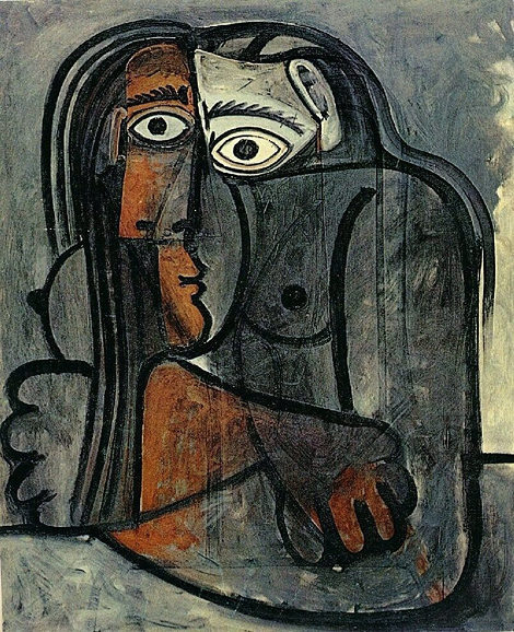 Pablo Picasso: nu les bras croises