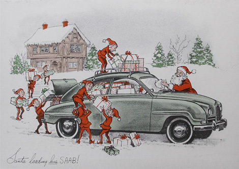 Santa's SAAB 93