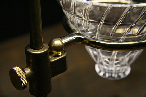 Clerk pour over coffee stand