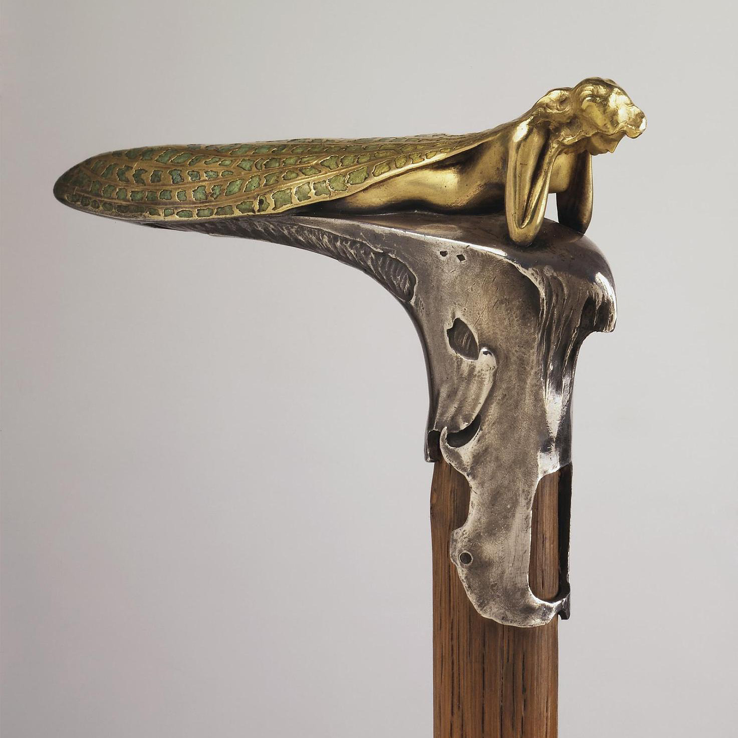 Lalique dragonfly cane