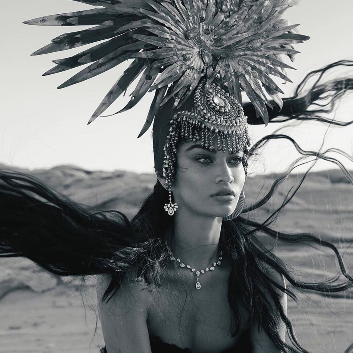 Shanina Shaik x Greg Swales