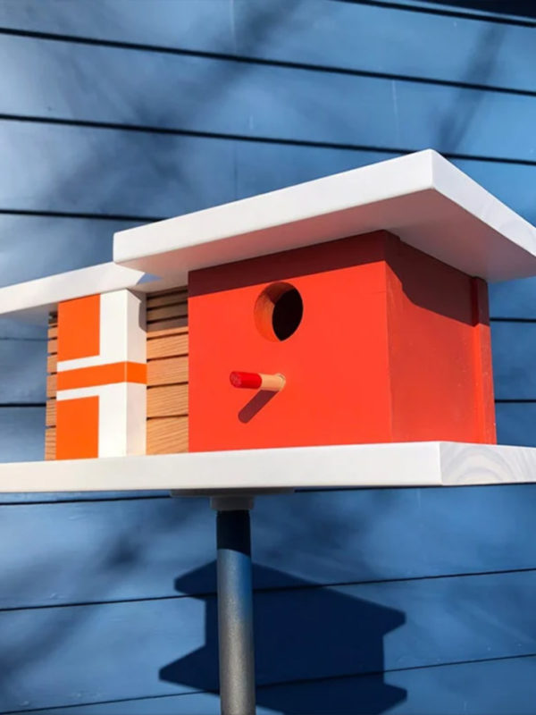 Modernist birdhouses