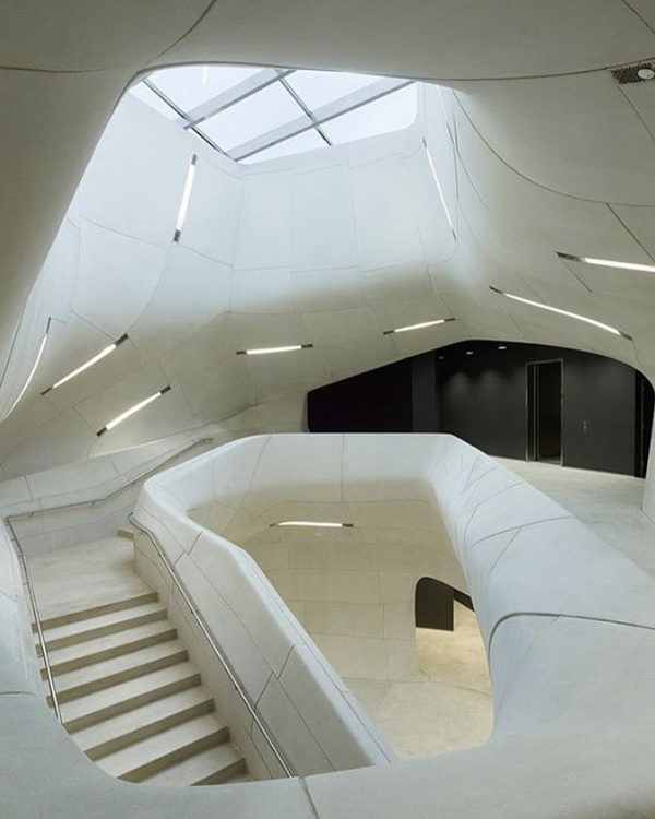 Organic futurist stairway