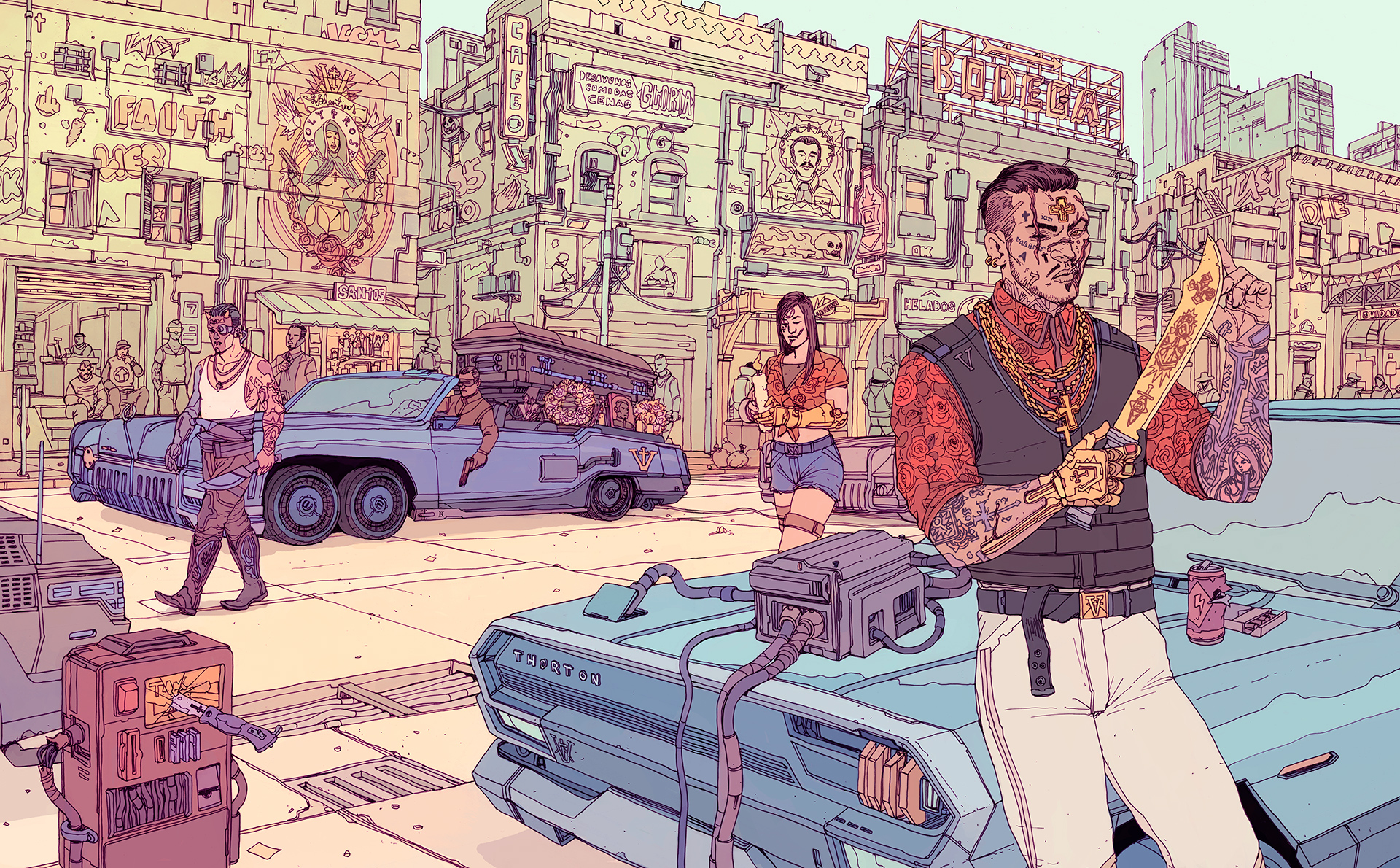 Cyberpunk 2077 x Josan Gonzalez