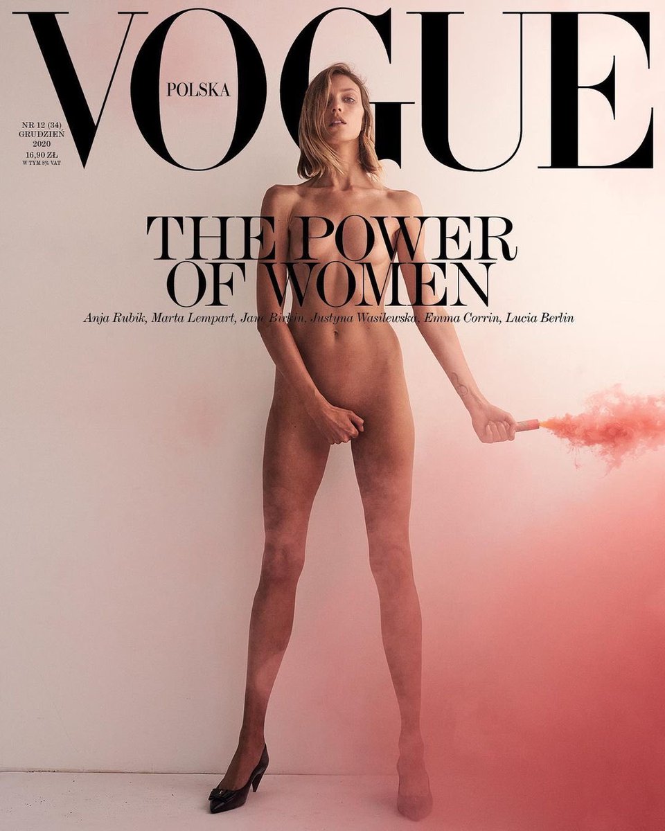 Anja Rubik x Vogue Poland