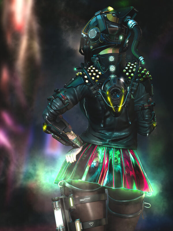 Cyberpunk girl