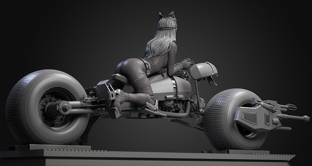 Catwoman statue x smile_z