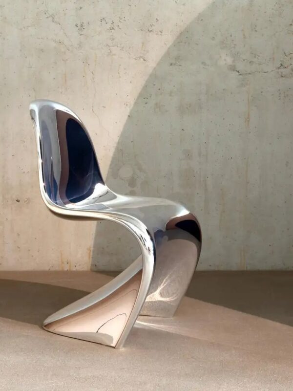 Chrome Verner Panton Chair x Vitra