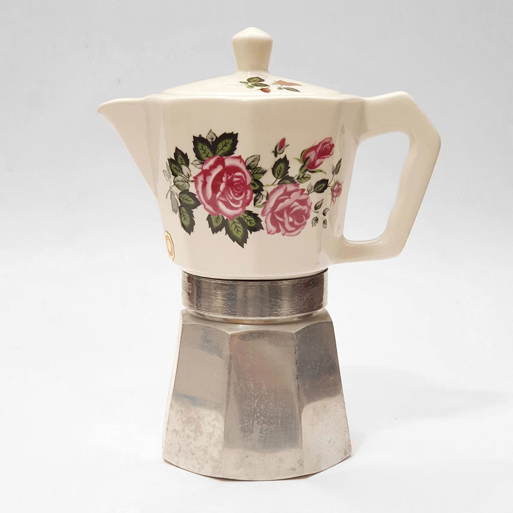 Vintage floral Moka espresso