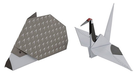 MUJI origami placemats